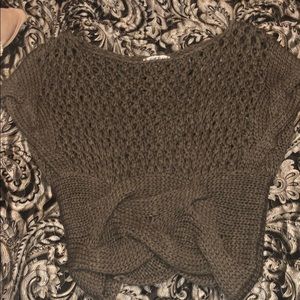 Knitted short sleeve dress shirt